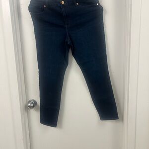 Express Women's Midnight Blue Skinny Jeans